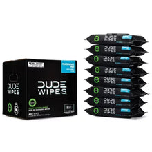 DUDE Wipes extra large flushable wipes, fragrance-free, 400-count box with stacked packs