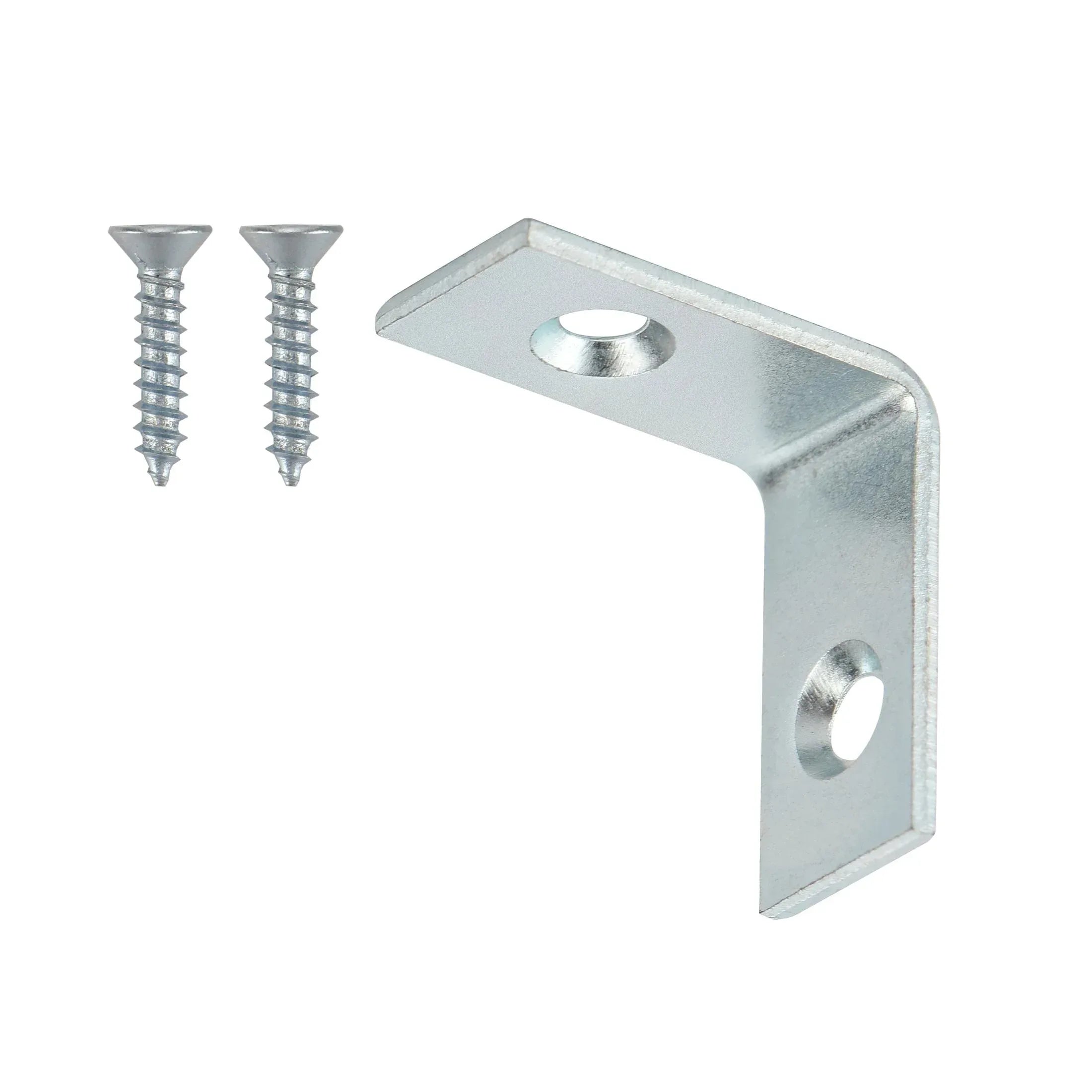 Hyper Tough 3 inch. x 3 inch.Corner Brace, Steel, Zinc Plated (4 Pack)