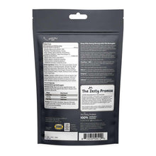 Dog supplement pouch back panel with product details and nutritional information