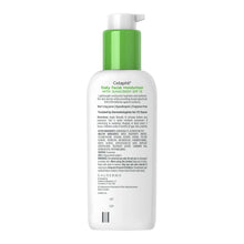 Cetaphil Daily Facial Moisturizer lotion bottle back view with green pump, 4 fl oz