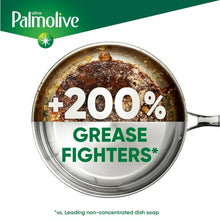 Metal frying pan with +200% grease fighters badge graphic