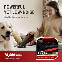 VacLife Cordless Handheld Vacuum, Car Vacuum Cleaner Rechargeable with Motorized Brush, Powerful Stair Vacuum