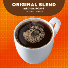 Original Blend medium roast ground coffee cup with crema