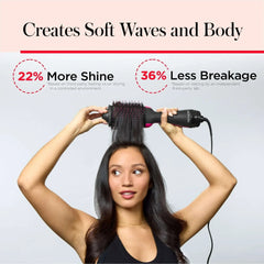 Revlon One-Step Volumizer Hair Dryer Ceramic Brush, Radiant Ruby (Limited Edition)
