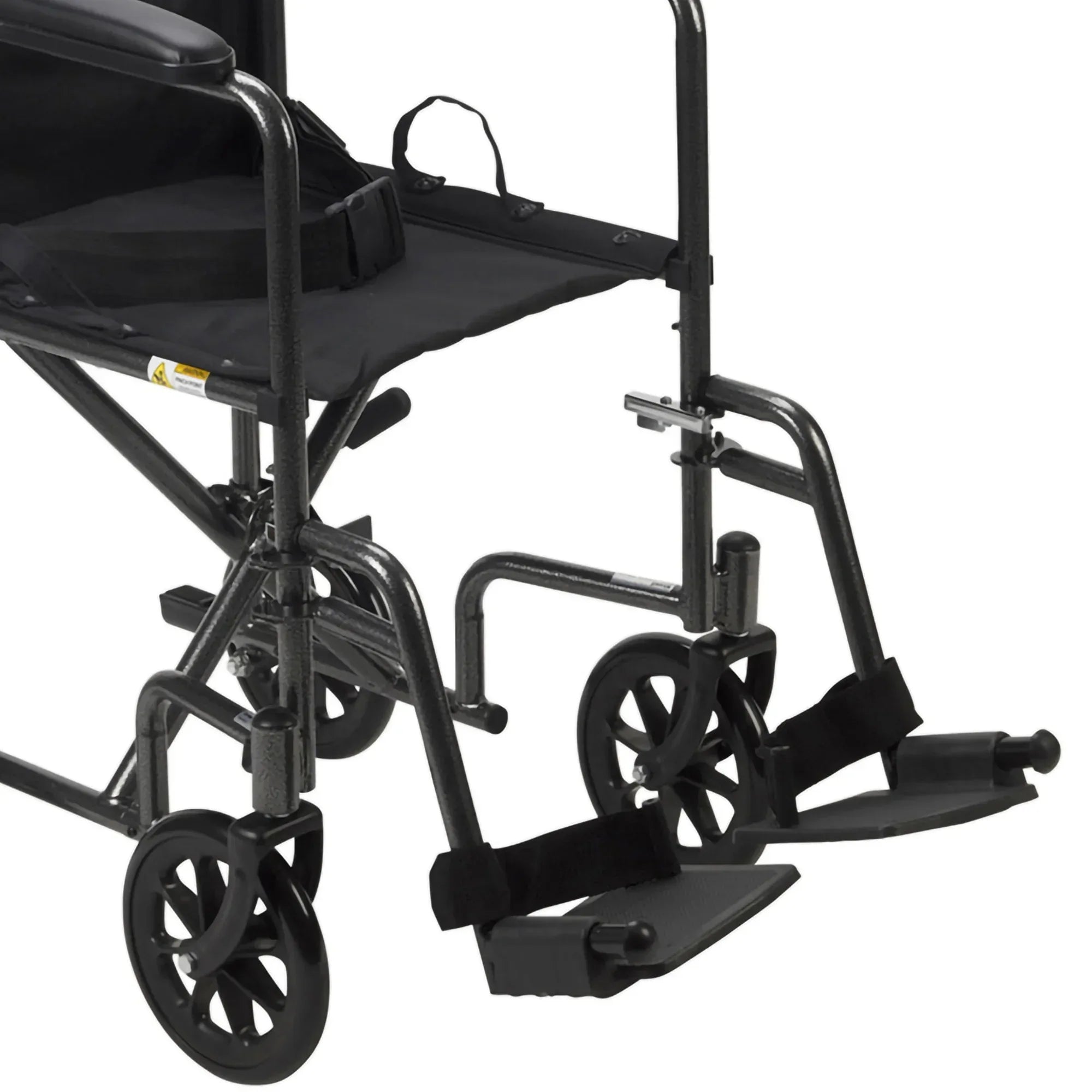 Drive Medical Transport Wheelchair Steel 17 inch Seat Width x 16"D 250 lbs. Weight Capacity TR37E-SV, 1 Ct