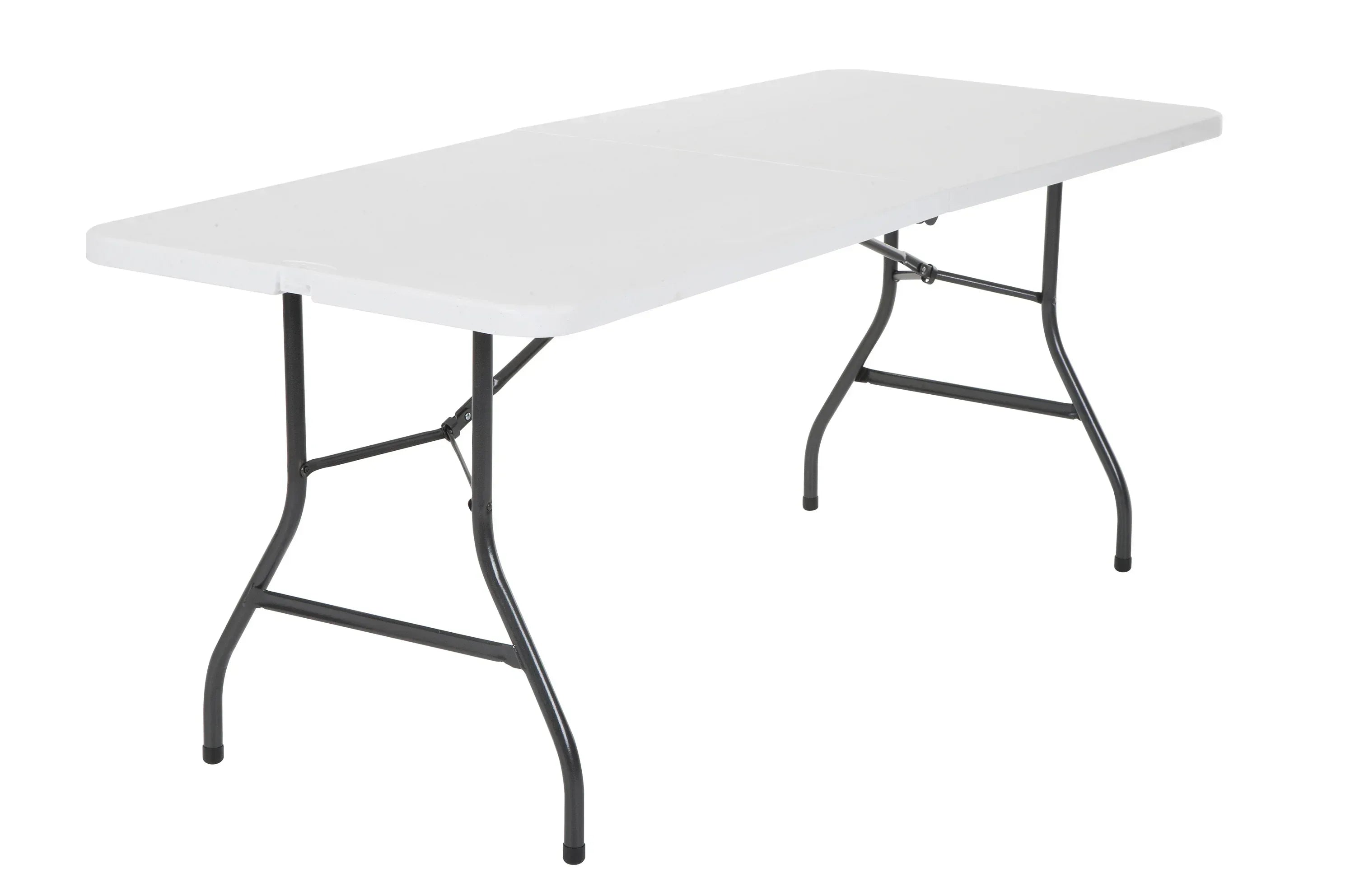Cosco 6 Foot Premium Folding Table, Black