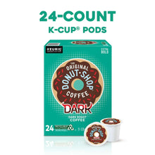 Dark roast K-Cup coffee pods, 24 count box with pod cup