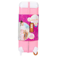 Pink travel backpack toy suitcase playset in retail package