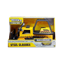 Tonka Steel Classics bulldozer in retail box with "Guaranteed for Life" label