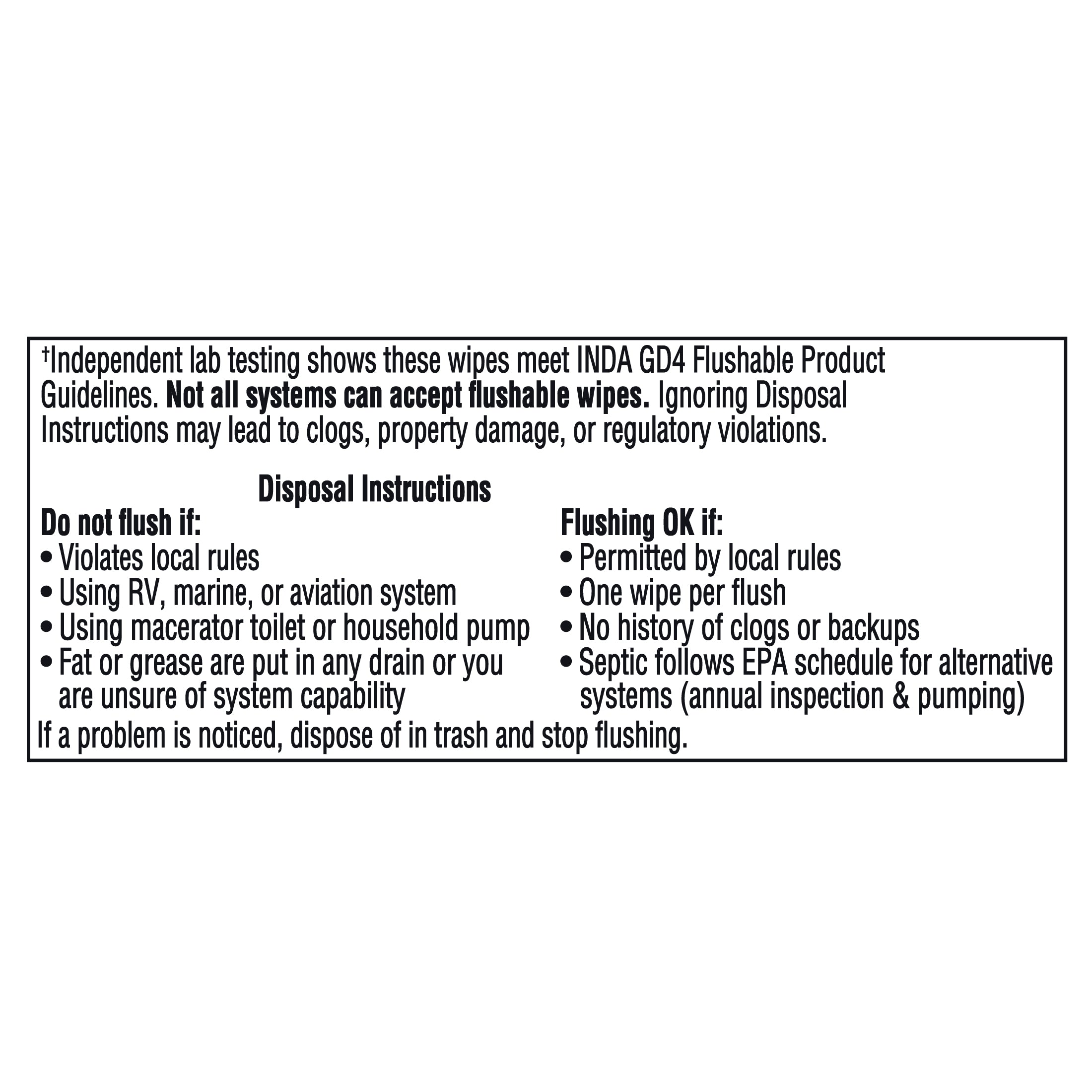 Great Value Fresh Scent Flushable Wipes, 2 Resealable Packs, 84 Total Flushable Wipes