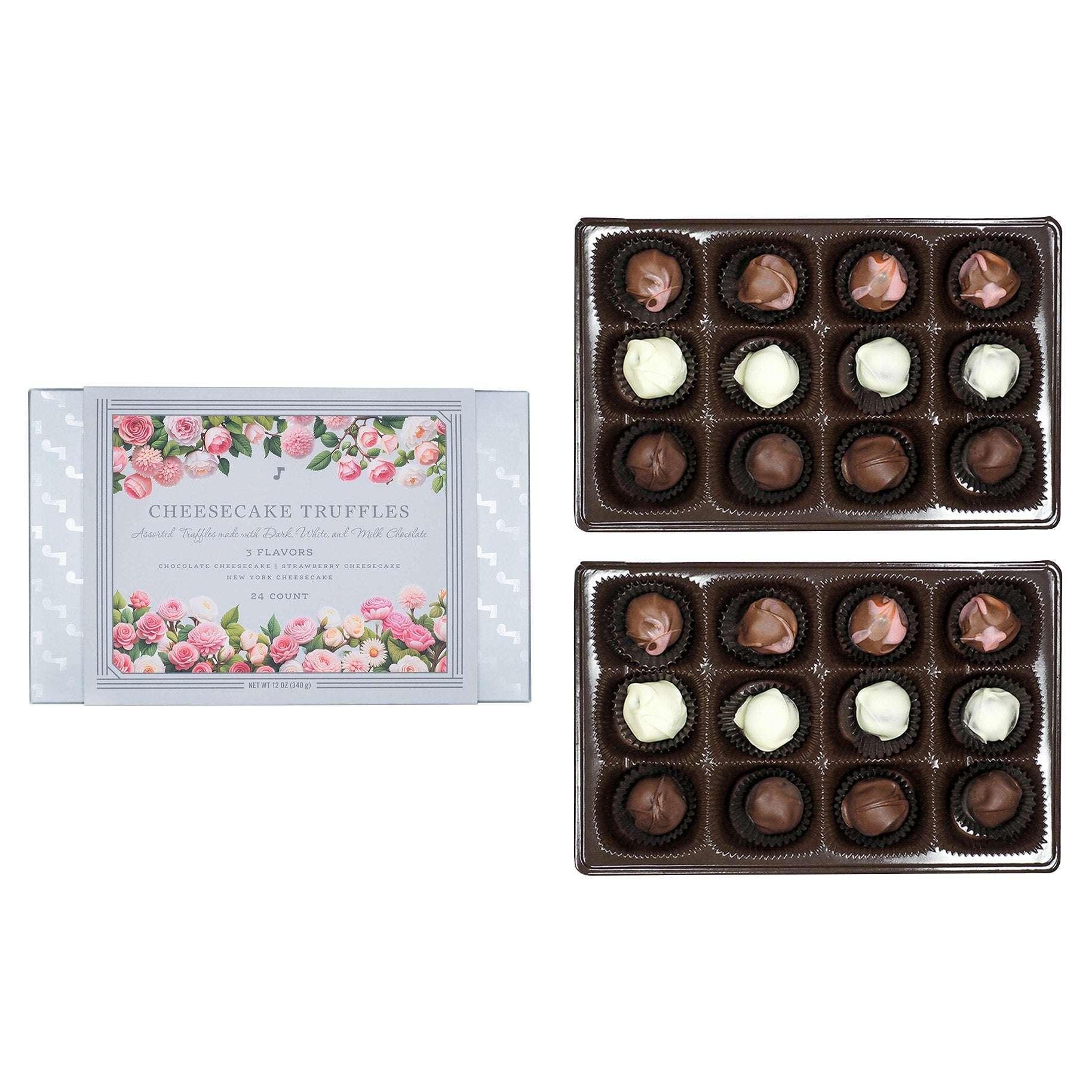A'cappella Cheesecake Truffle Collections, 24 Truffles Total