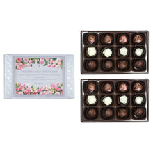 Cheesecake truffles gift set with two chocolate trays of assorted truffles