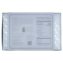Cheesecake truffles box back panel with nutrition facts and ingredients text