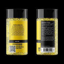 Lemon pepper seasoning jars showing front label and back nutrition facts.
