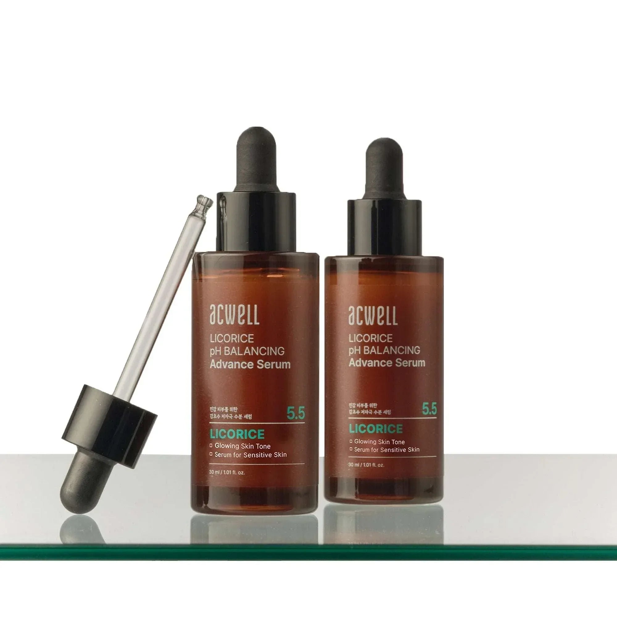 ACWELL Licorice pH Balancing Advance Serum, 1.01 fl oz, 2-pack - USA MEGA SHOP