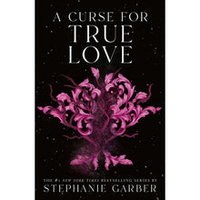 Paperback book with black cover and pink ornate title design reading True Love.