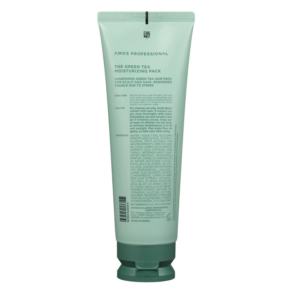 AMOS Professional The Green Tea Moisturizing Pack, 8.4 fl oz, 2-pack - USA MEGA SHOP