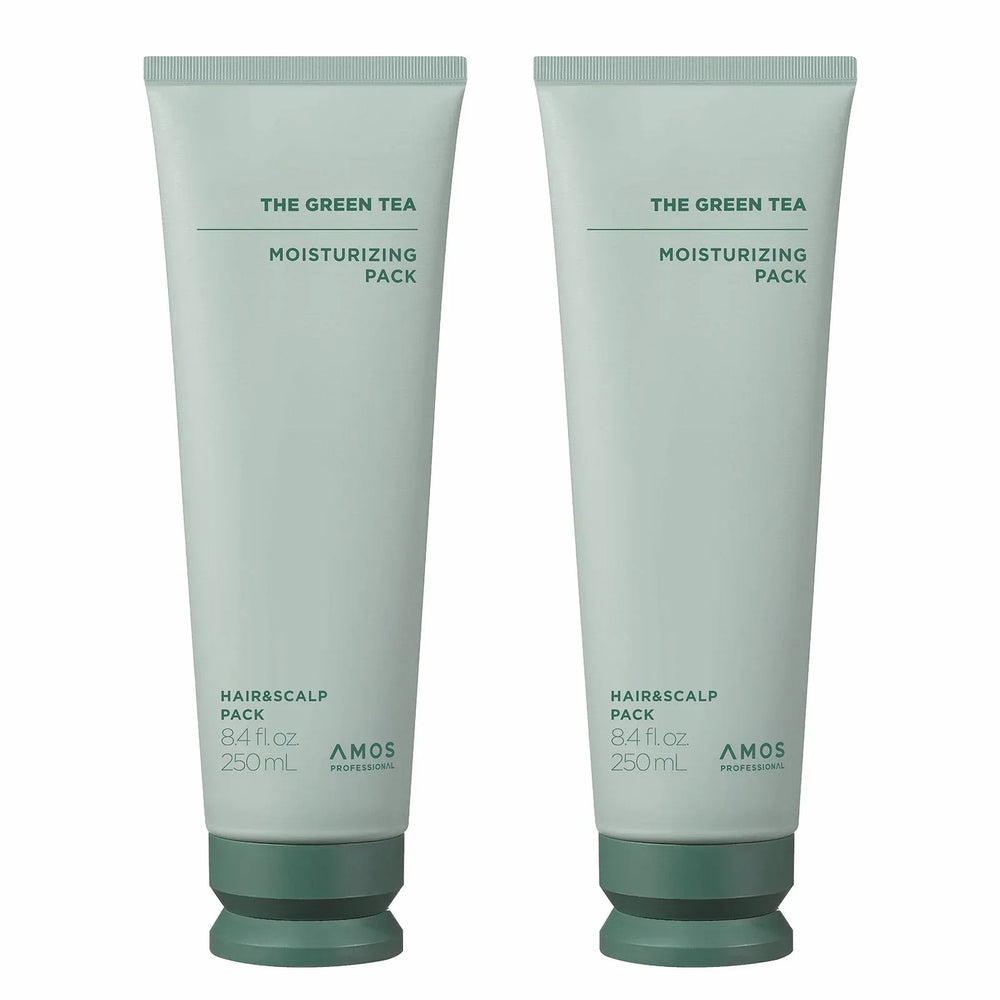 AMOS Professional The Green Tea Moisturizing Pack, 8.4 fl oz, 2-pack - USA MEGA SHOP