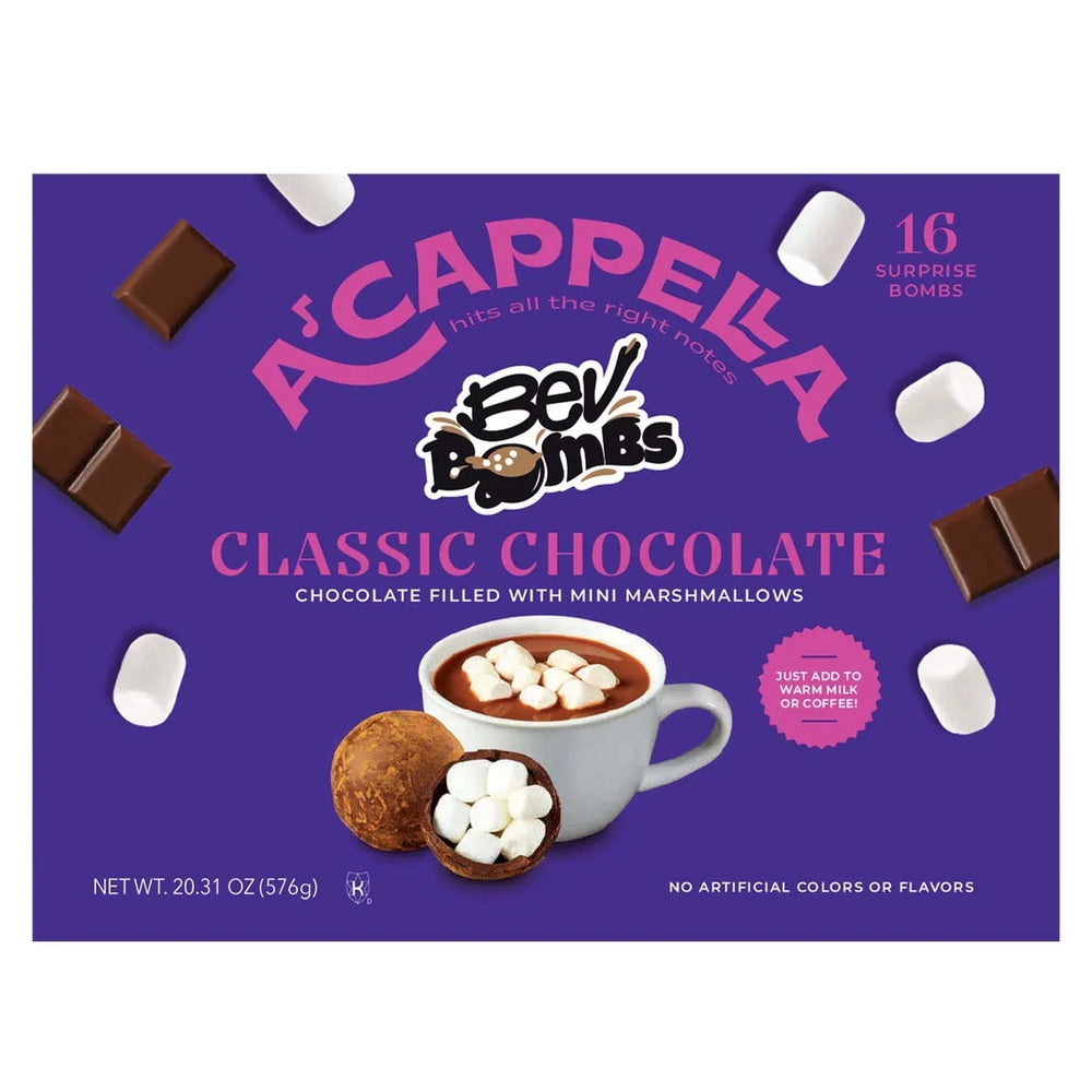 A'cappella Classic Hot Chocolate BevBombs, 16-count - USA MEGA SHOP