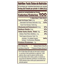 Nutrition facts panel on hot chocolate tablets package with serving size and sugars