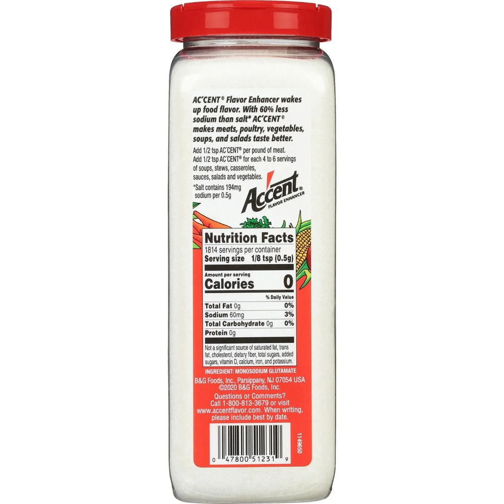 Ac'cent Flavor Seasoning Enhancer 32 oz. - USA MEGA SHOP