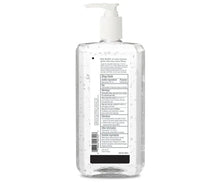 Purell Advanced Hand Sanitizer bottle with pump, back label view