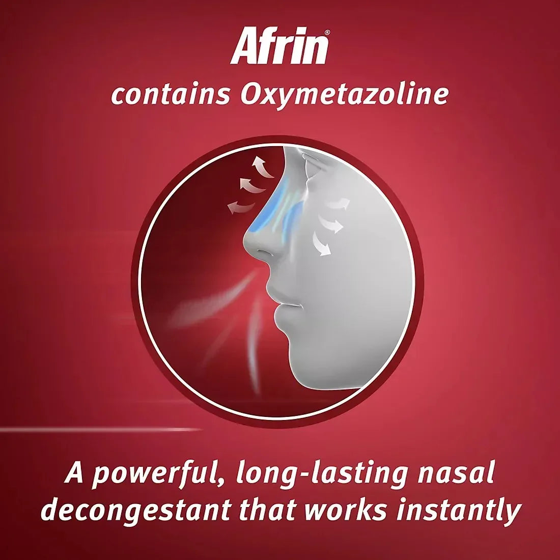 Afrin No-Drip Severe Congestion 12-Hour Nasal Spray, 3 Pack (20 mL Each)