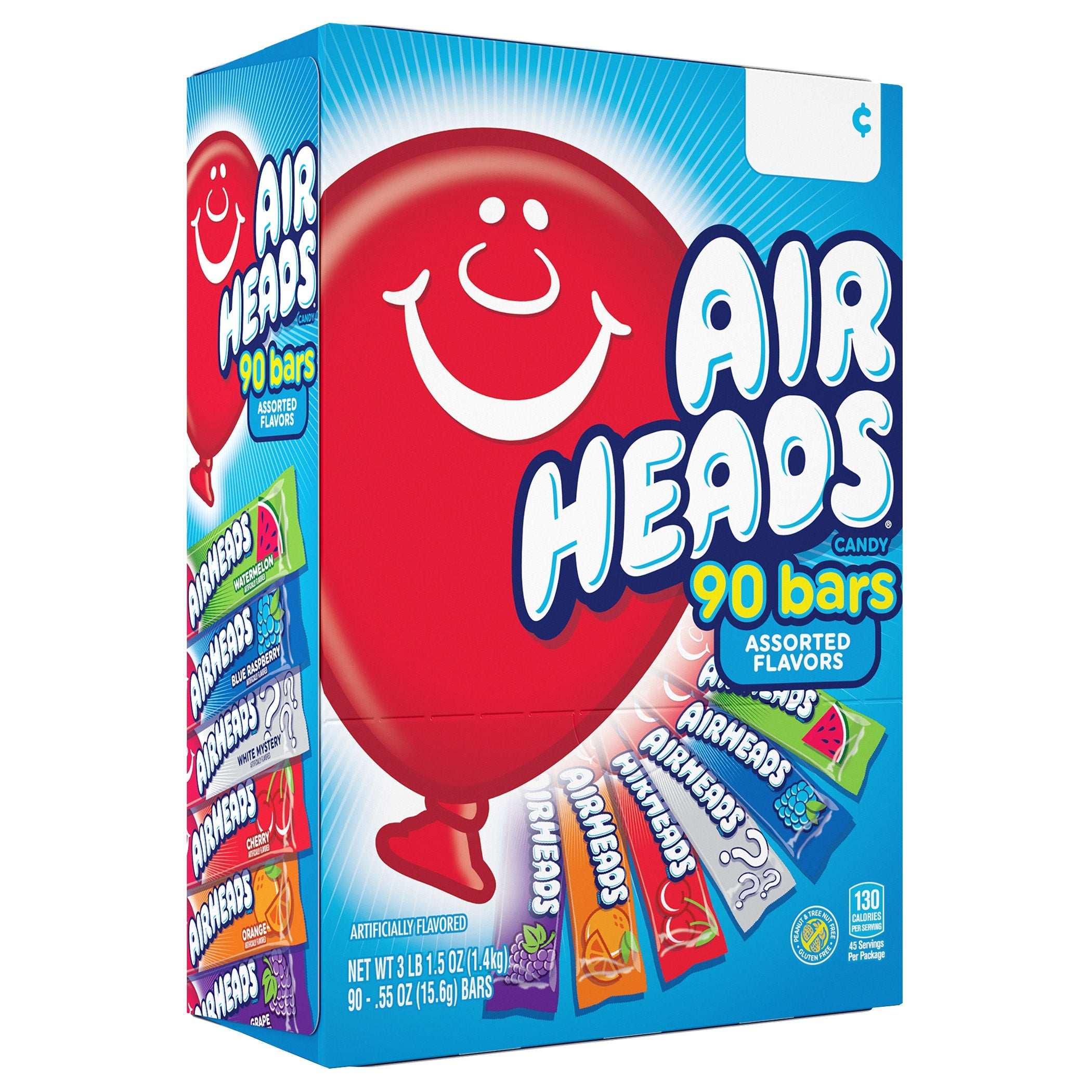 AirHeads, 0.55 oz, Variety Pack, 90-count