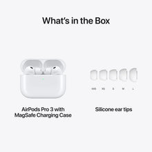 White charging case with silicone ear tips in multiple sizes