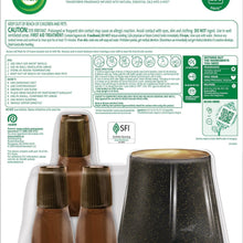 Cordless essential mist diffuser with refill bottles, dark bronze and black finish