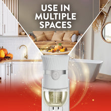 Air Wick Plug In Scented Oil Air Freshener, Pumpkin Spice, 1 Warmer + 6 Refills