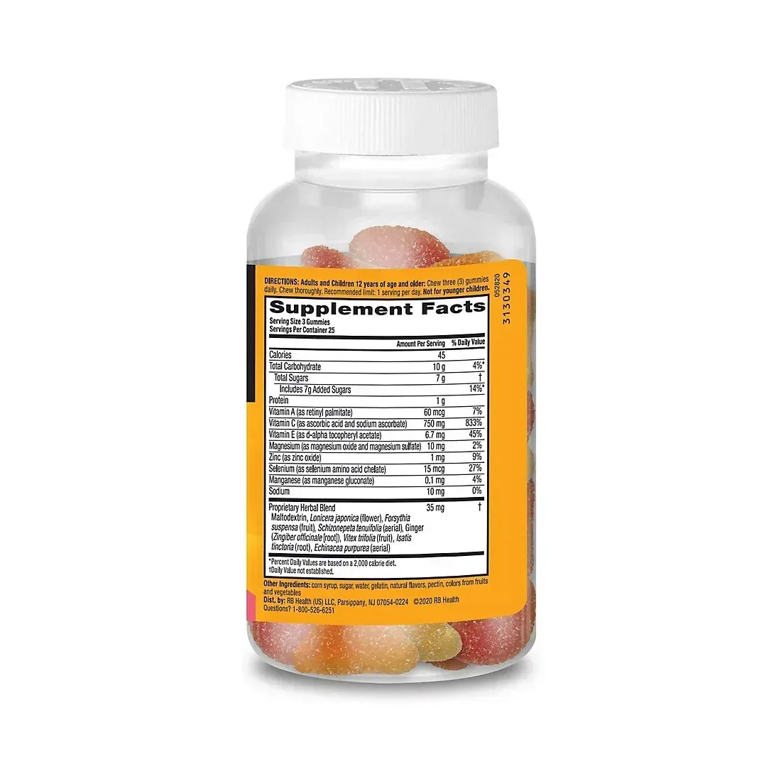 Airborne Gummies Dietary Supplement, 75 Count