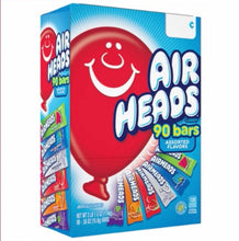Chewy fruit candy variety pack, Airheads 90 assorted bars—side view