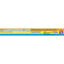 Sweetly sour belt candy box back panel with nutrition and ingredients text