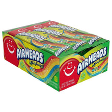 Rainbow berry Airheads Xtremes candy box with 18 snack bags