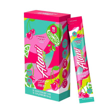 Cherry twist energy drink mix sticks, boxed with individual stick pack, 10 count