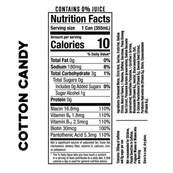 Alani Nu Energy Drink, Slush Variety Pack, 12 fl oz, 18-count