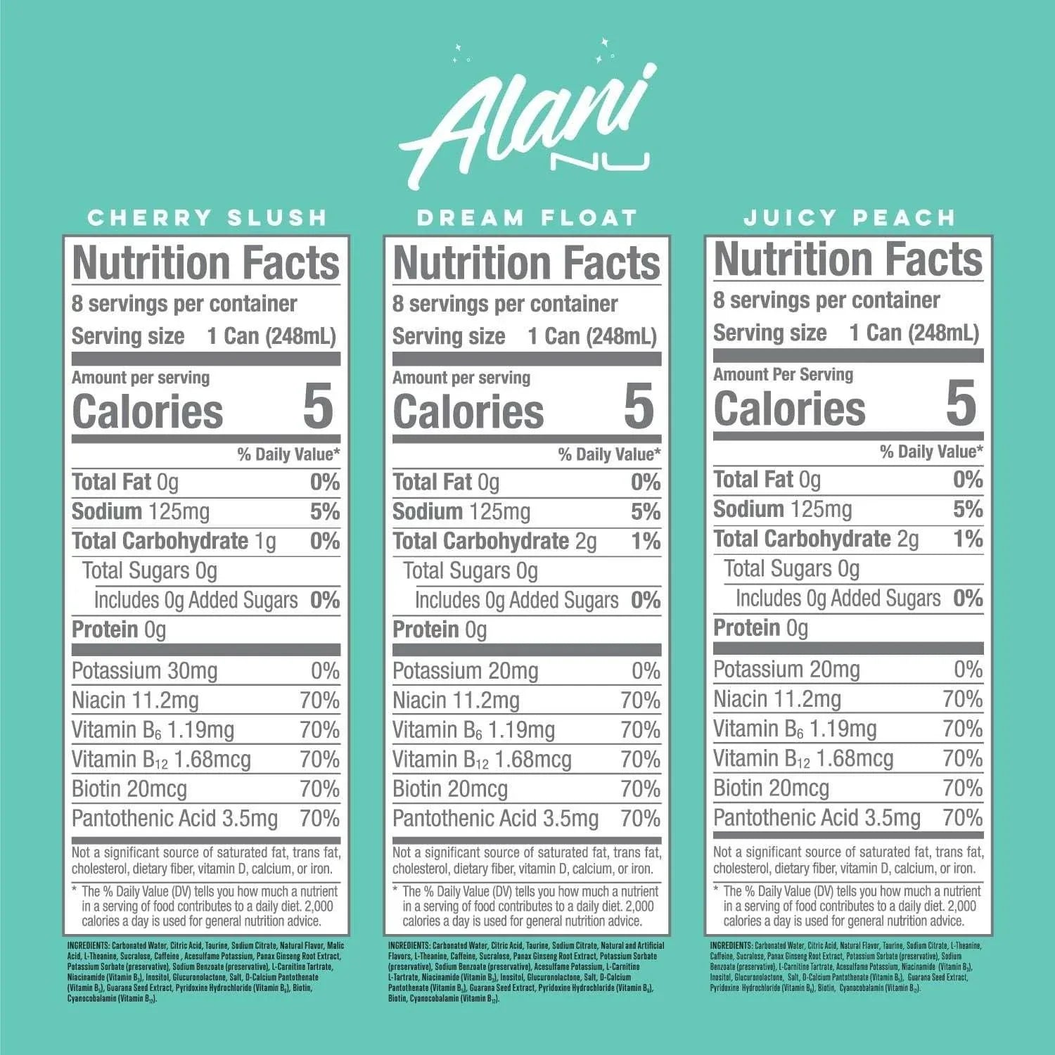Alani Nu Mini Energy Variety Pack 8.4 fl. oz., 24 pk.