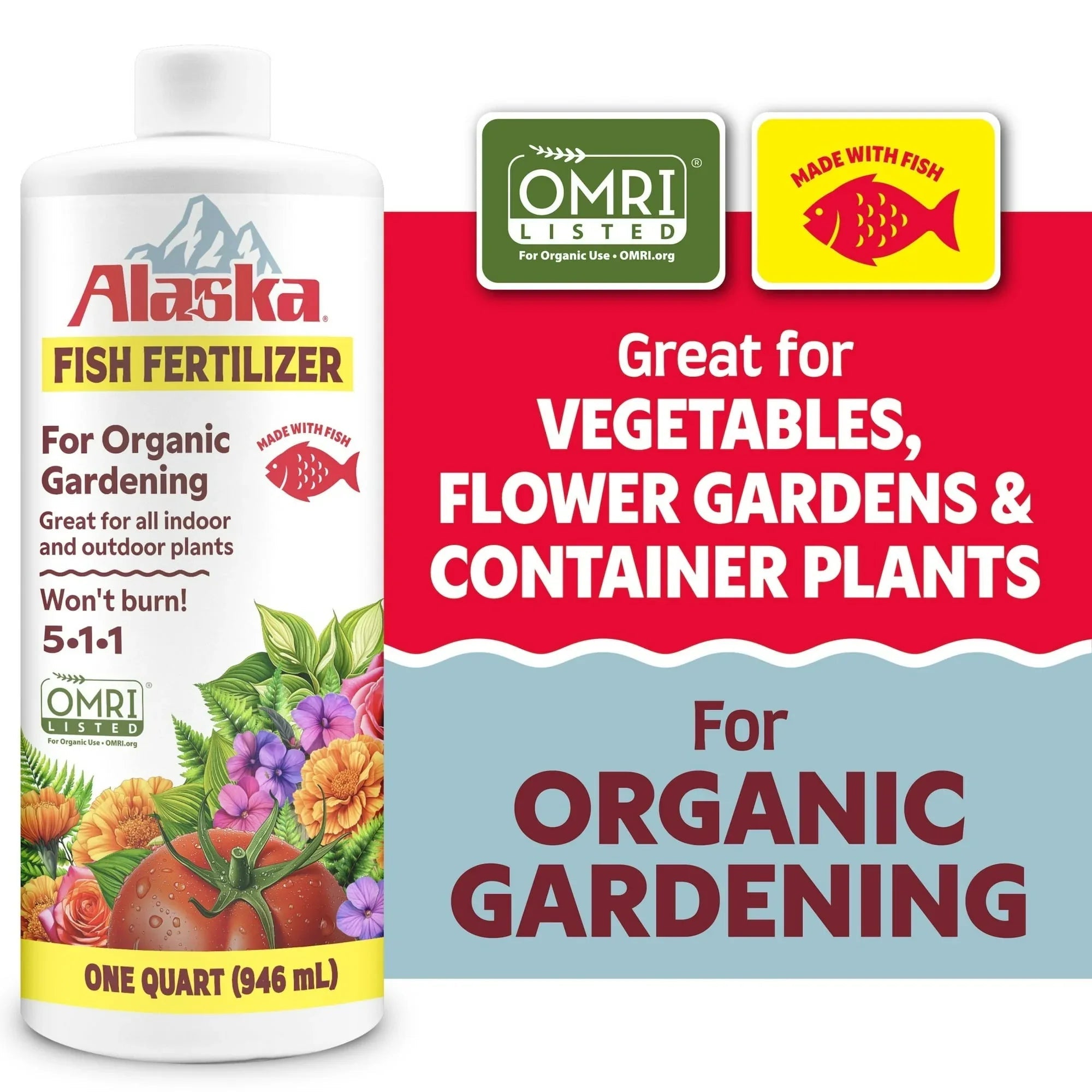 Alaska Fish Fertilizer 5-1-1 Plant Food