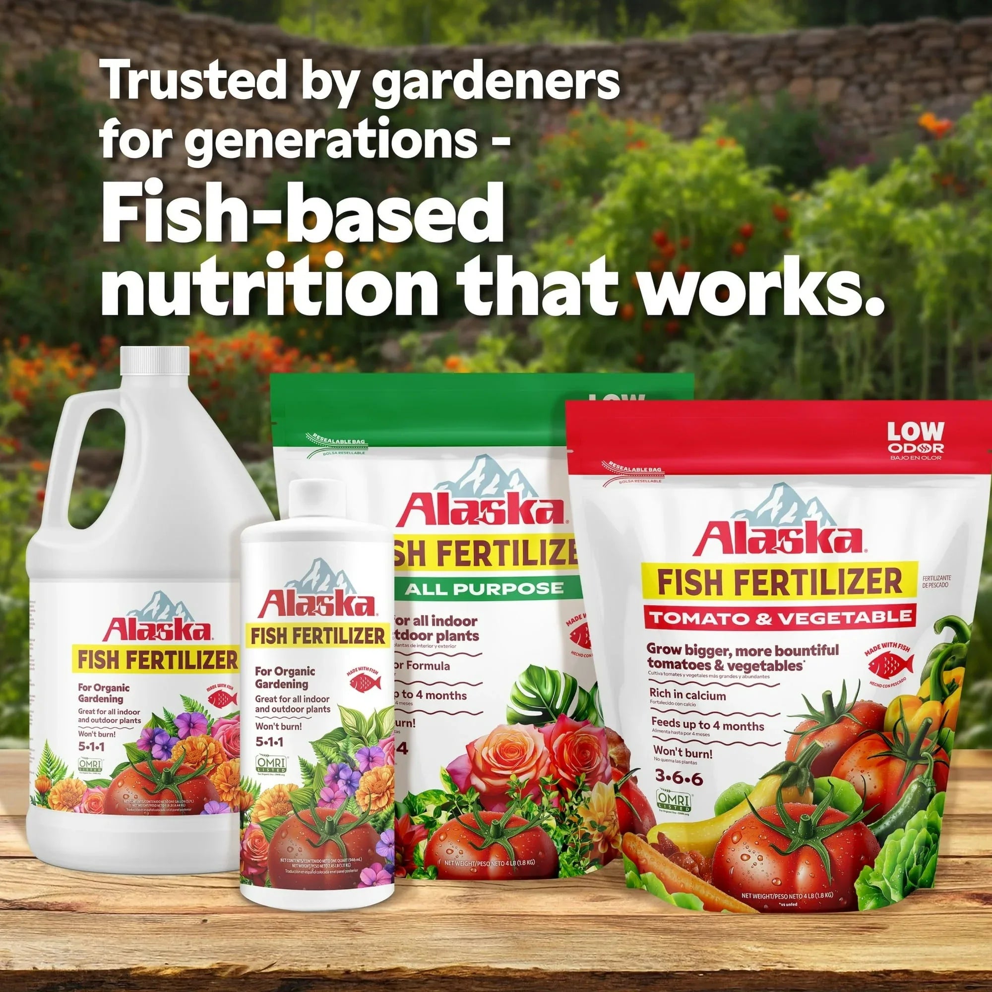 Alaska Fish Fertilizer 5-1-1 Plant Food