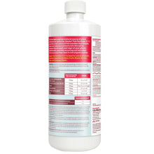 Alaska fish fertilizer bottle back label with directions and nutrient information table.