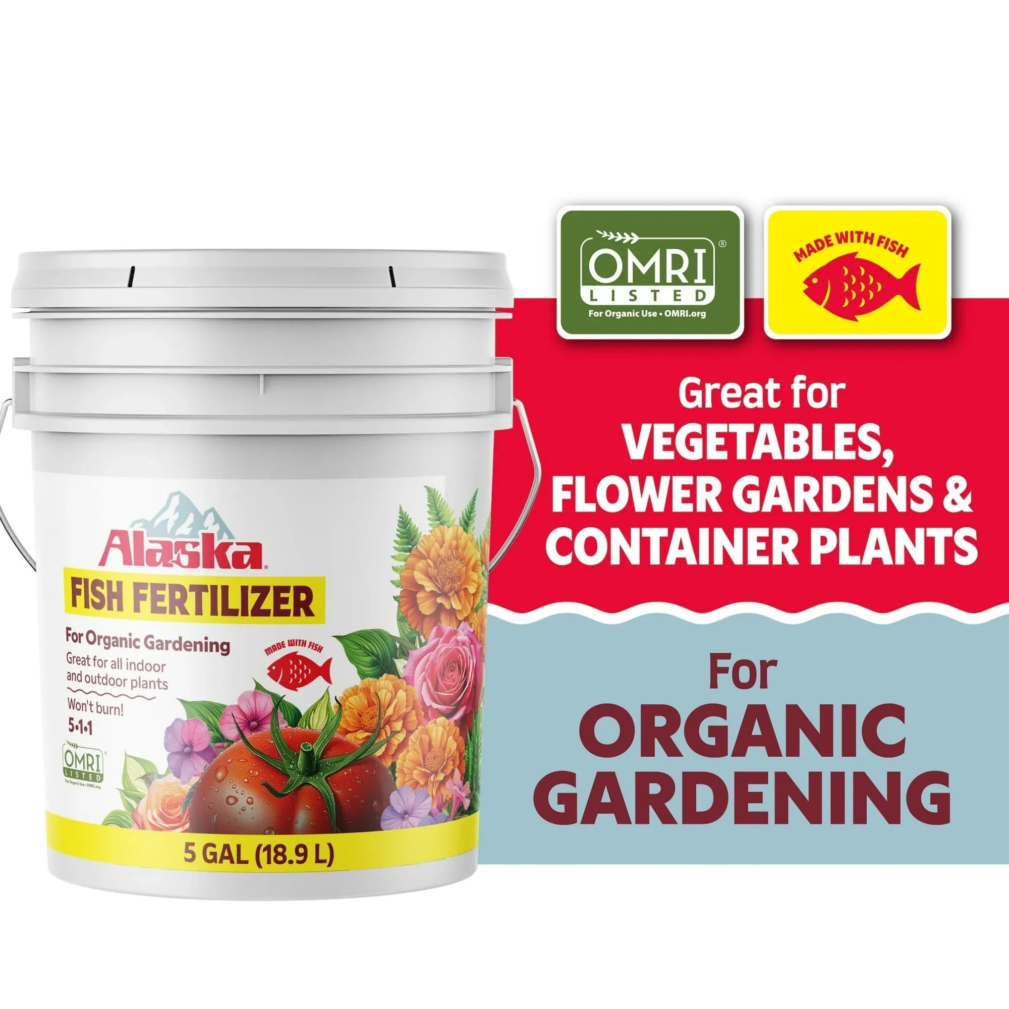 Alaska Fish Fertilizer 5-1-1 Plant Food