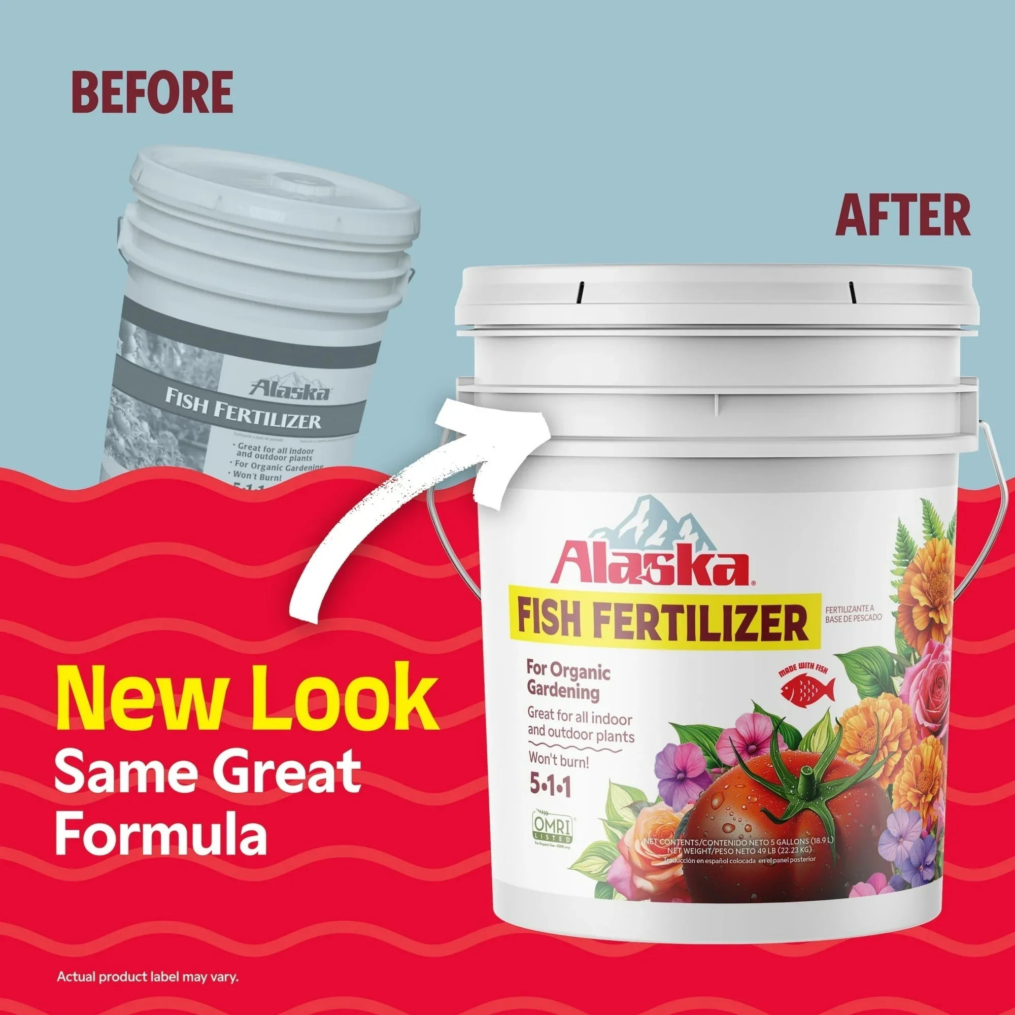 Alaska Fish Fertilizer 5-1-1 Plant Food