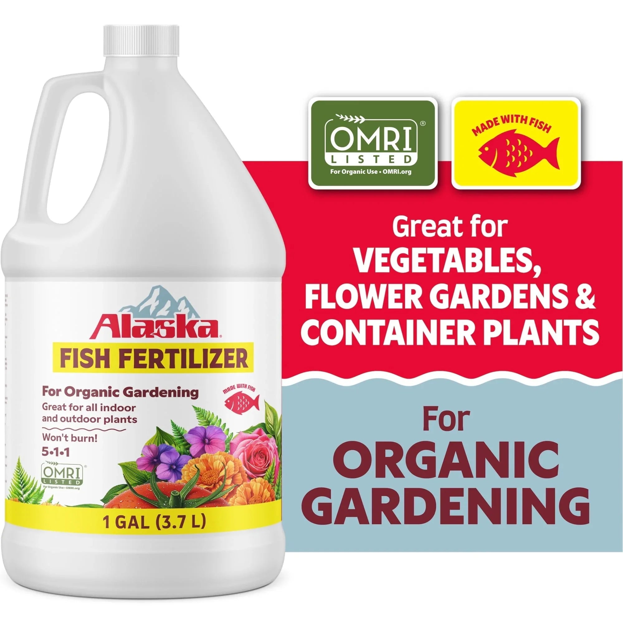 Alaska Fish Fertilizer 5-1-1 Plant Food