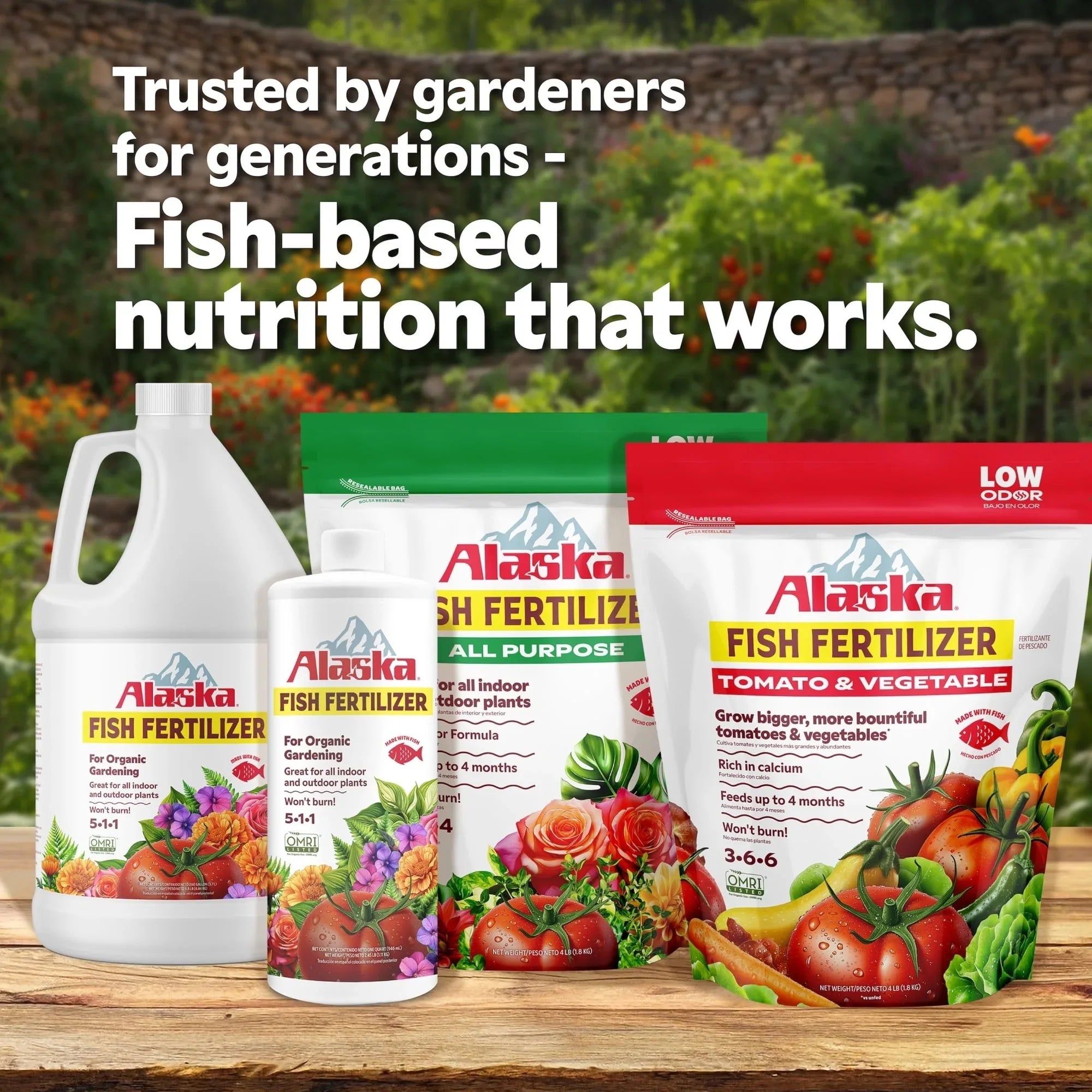 Alaska Fish Fertilizer 5-1-1 Plant Food