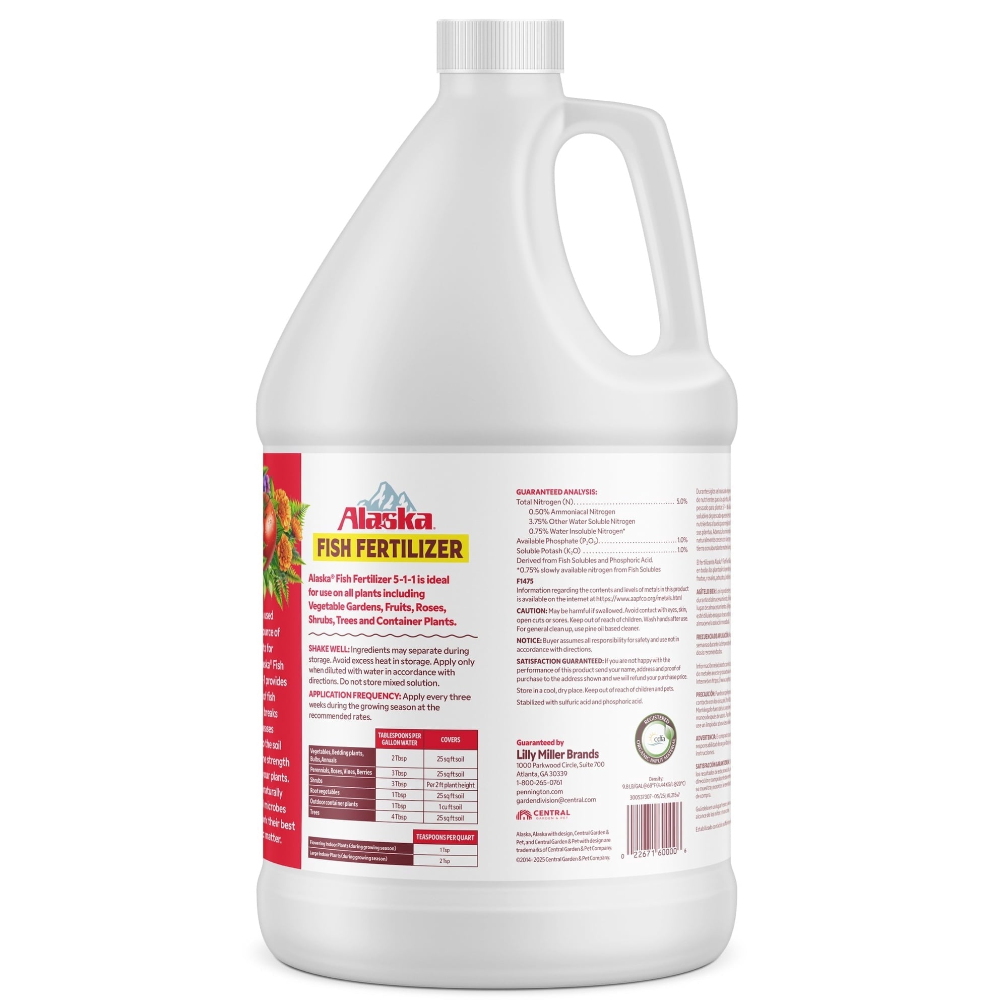 Alaska Fish Fertilizer 5-1-1 Plant Food