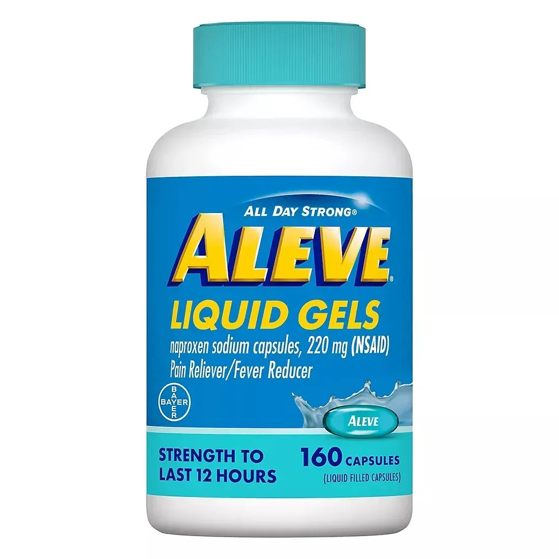 Aleve Pain Reliever Liquid Gels, 160 ct.