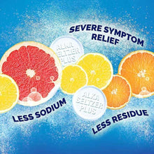 Alka-Seltzer Plus effervescent tablet with lemon and orange slices, less residue