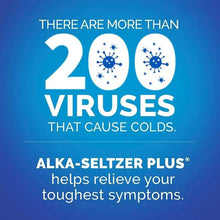 Alka-Seltzer Plus ad panel showing 200 viruses that cause colds