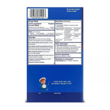 Alka-Seltzer Extra Strength effervescent antacid tablet box back with Drug Facts panel